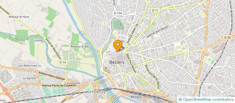 localisation de l'entreprise MONSIEUR JEAN JOSSELIN à BEZIERS
