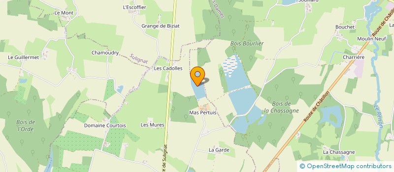 localisation de l'entreprise MONSIEUR JEAN JOSSERAND  SANDRANS