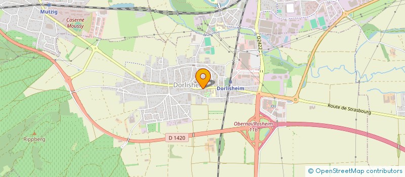 localisation de l'entreprise MONSIEUR JEAN JOST  DORLISHEIM