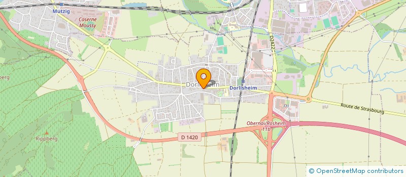 localisation de l'entreprise MONSIEUR JEAN JOST  DORLISHEIM