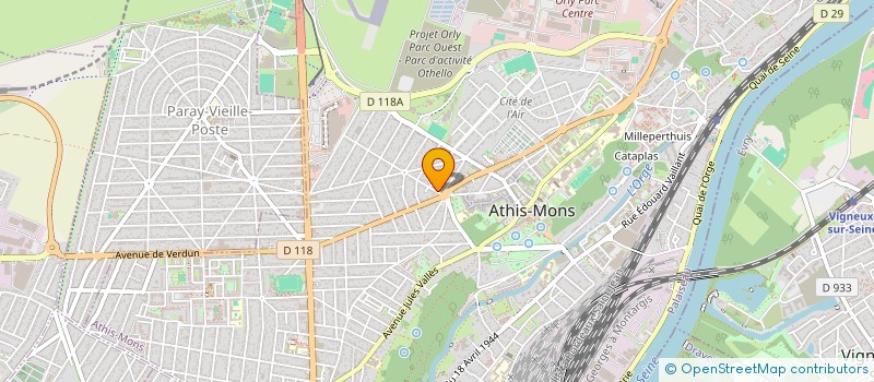 localisation de l'entreprise MONSIEUR JEAN JOSUE ANISCA à ATHIS-MONS