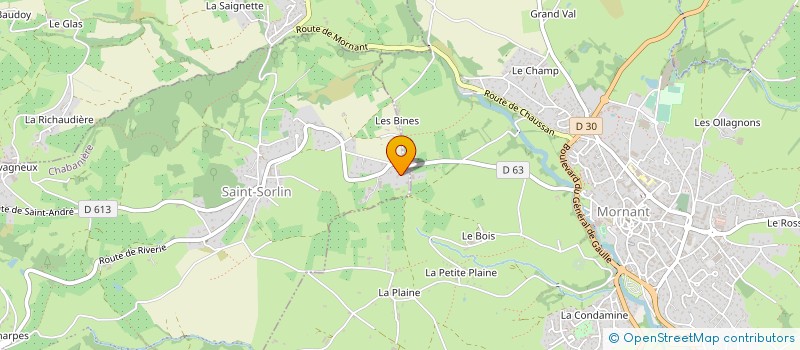 localisation de l'entreprise MONSIEUR JEAN JOUANEL  CHABANIERE