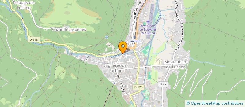 localisation de l'entreprise MONSIEUR JEAN JOUANNES  BAGNERES-DE-LUCHON