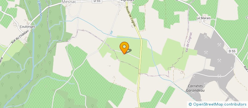 localisation de l'entreprise MONSIEUR JEAN JOUBERT  VAL-DE-COGNAC