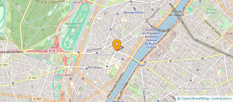 localisation de l'entreprise MONSIEUR JEAN JOUBERT DE LA MOTTE  PARIS