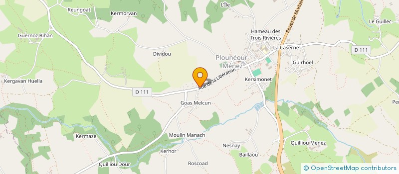 localisation de l'entreprise MONSIEUR JEAN JOUBIN à PLOUNEOUR-MENEZ