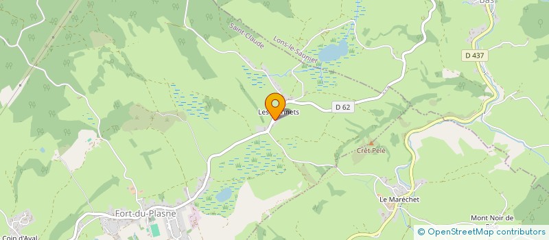 localisation de l'entreprise MONSIEUR JEAN JOURDAIN  FORT-DU-PLASNE