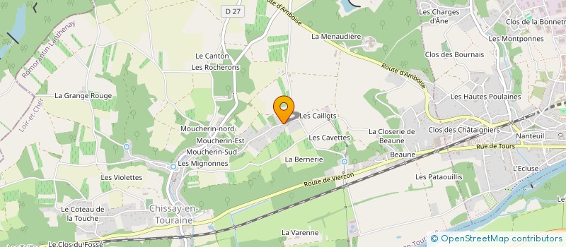 localisation de l'entreprise MONSIEUR JEAN JOURNE  CHISSAY-EN-TOURAINE