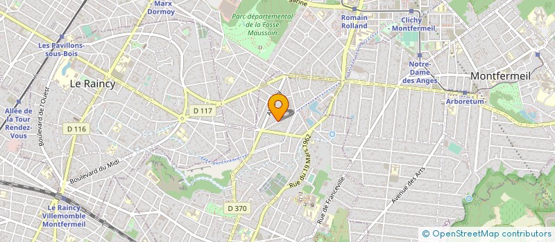 localisation de l'entreprise MONSIEUR JEAN JOURNO  GAGNY