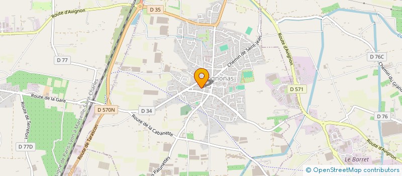 localisation de l'entreprise MONSIEUR JEAN JOUVAL  ROGNONAS