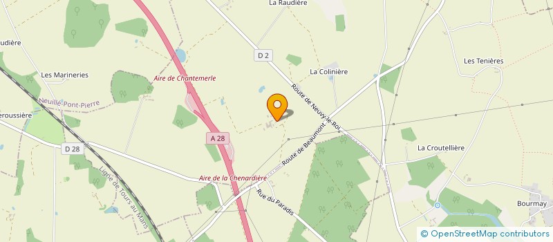 localisation de l'entreprise MONSIEUR JEAN JOUVEAU à ROUZIERS-DE-TOURAINE