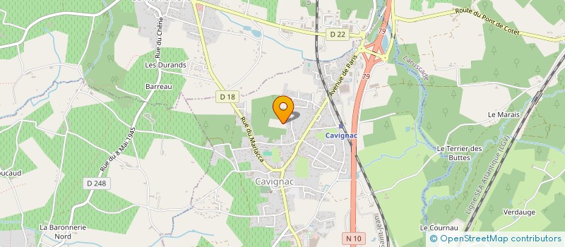 localisation de l'entreprise MONSIEUR JEAN JOYAT  CAVIGNAC