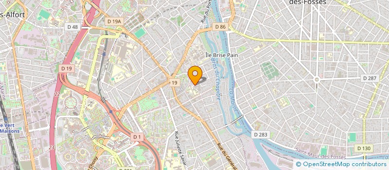 localisation de l'entreprise MONSIEUR JEAN JOYEUX  CRETEIL