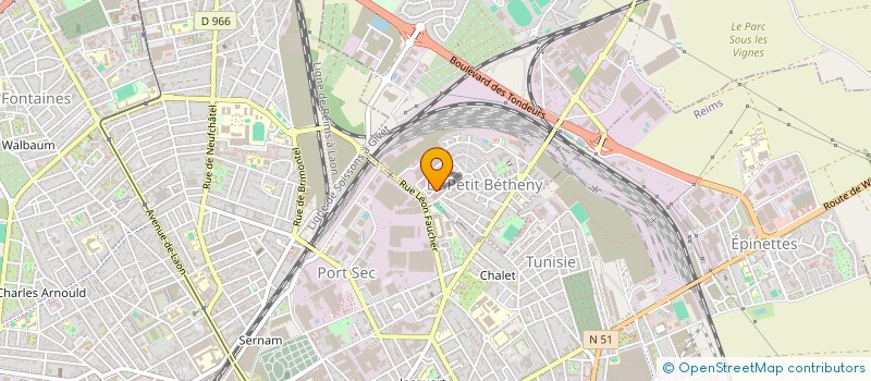 localisation de l'entreprise MONSIEUR JEAN JUBERT  BETHENY