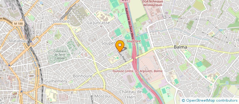 localisation de l'entreprise MONSIEUR JEAN JUERYS à TOULOUSE