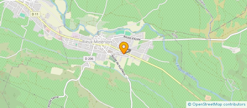 localisation de l'entreprise MONSIEUR JEAN JULIEN  RIEUX-MINERVOIS