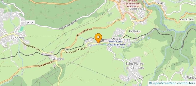 localisation de l'entreprise MONSIEUR JEAN JULIEN  LA CABANASSE