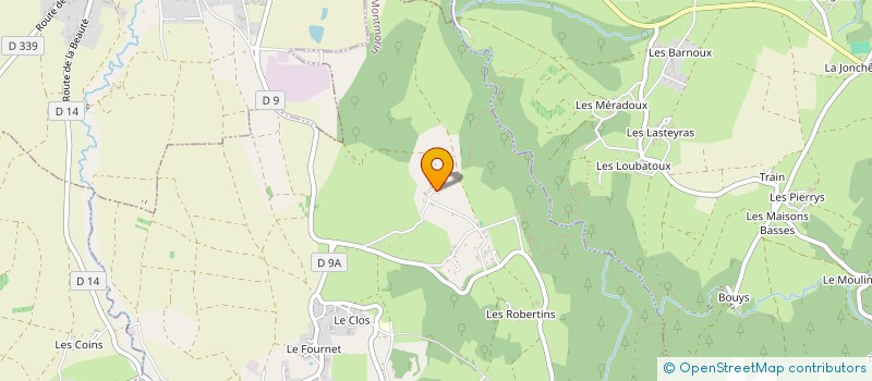 localisation de l'entreprise MONSIEUR JEAN JULIEN  MONTMORIN