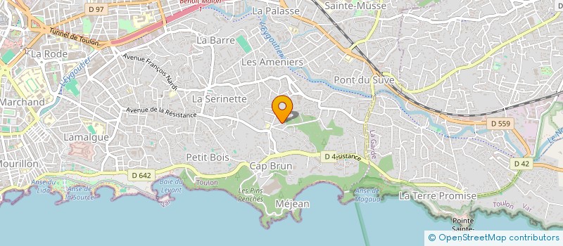 localisation de l'entreprise MONSIEUR JEAN JULIEN à TOULON
