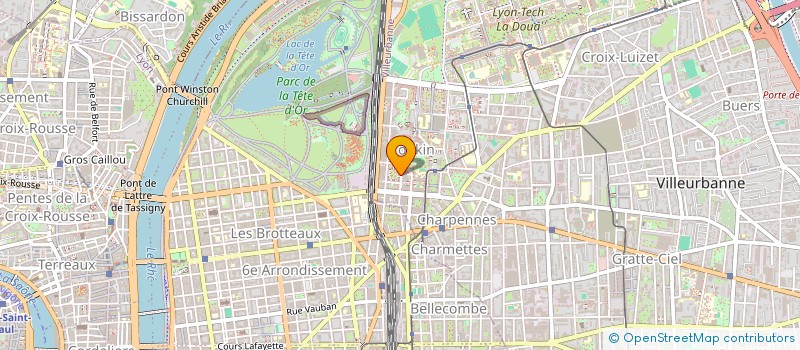 localisation de l'entreprise MONSIEUR JEAN-JULIEN PERAUT  VILLEURBANNE