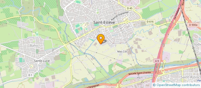 localisation de l'entreprise MONSIEUR JEAN-JULIEN SEGUELA  SAINT-ESTEVE