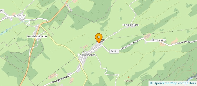 localisation de l'entreprise MONSIEUR JEAN JULIETTE  LE BARBOUX