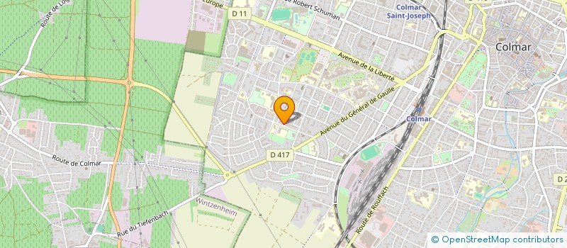 localisation de l'entreprise MONSIEUR JEAN JUNIOR MAKANDO  COLMAR