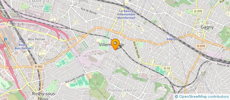 localisation de l'entreprise MONSIEUR JEAN JUPRELLE à VILLEMOMBLE