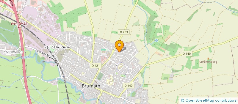 localisation de l'entreprise MONSIEUR JEAN JURKOWSKI  BRUMATH