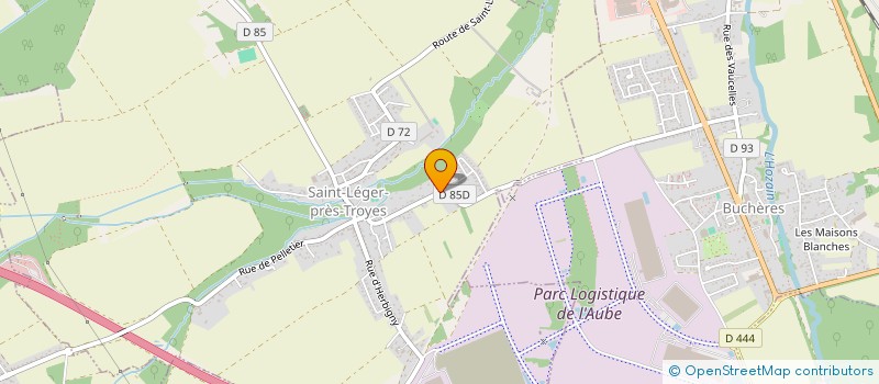 localisation de l'entreprise MONSIEUR JEAN JUSSAK  SAINT-LEGER-PRES-TROYES