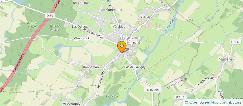 localisation de l'entreprise MONSIEUR JEAN JUTGE à SAVIGNY-EN-REVERMONT