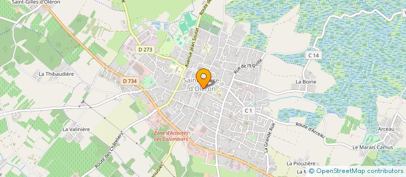 localisation de l'entreprise MONSIEUR JEAN JUVIN  SAINT-PIERRE-D'OLERON