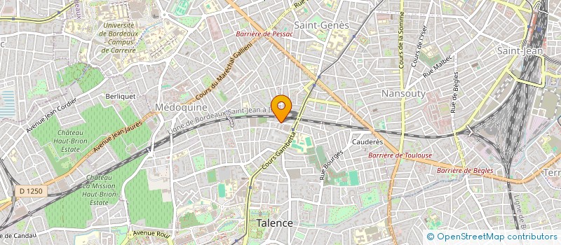 localisation de l'entreprise MONSIEUR JEAN KADJATI à TALENCE