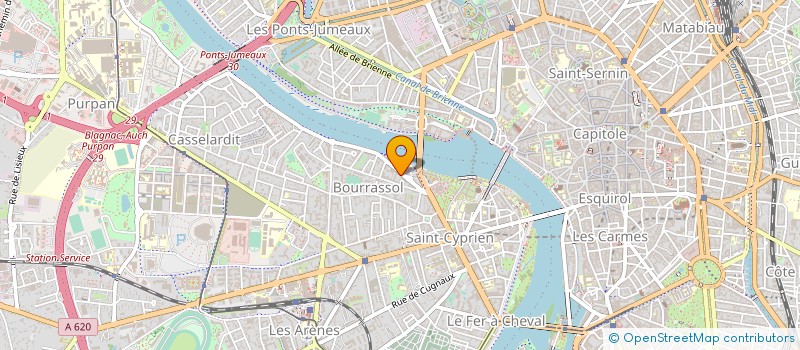localisation de l'entreprise MONSIEUR JEAN KALI à TOULOUSE