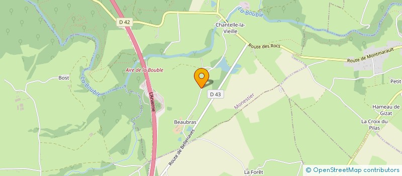 localisation de l'entreprise MONSIEUR JEAN KALINOWSKI  MONESTIER