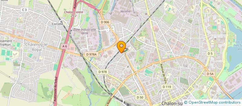 localisation de l'entreprise MONSIEUR JEAN KAPCHE  CHALON-SUR-SAONE