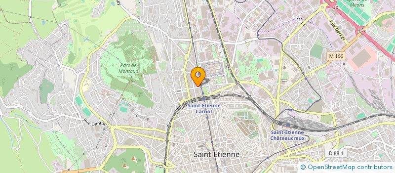 localisation de l'entreprise MONSIEUR JEAN KARAGUEZIAN à SAINT-ETIENNE