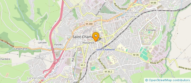 localisation de l'entreprise MONSIEUR JEAN KARAKOTCHIAN  SAINT-CHAMOND