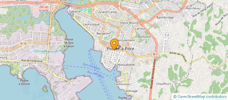 localisation de l'entreprise MONSIEUR JEAN KARAM à POINTE A PITRE