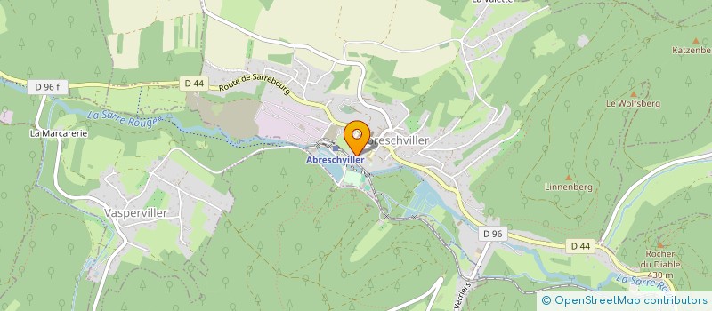 localisation de l'entreprise MONSIEUR JEAN KARCHER  ABRESCHVILLER