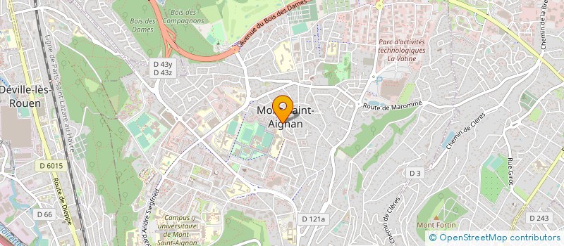 localisation de l'entreprise MONSIEUR JEAN KARDOUS à MONT-SAINT-AIGNAN