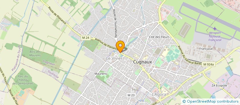 localisation de l'entreprise MONSIEUR JEAN KARKOUS à CUGNAUX
