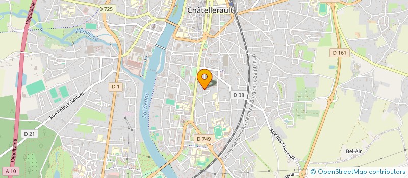 localisation de l'entreprise MONSIEUR JEAN-KARL THEBAULT à CHATELLERAULT