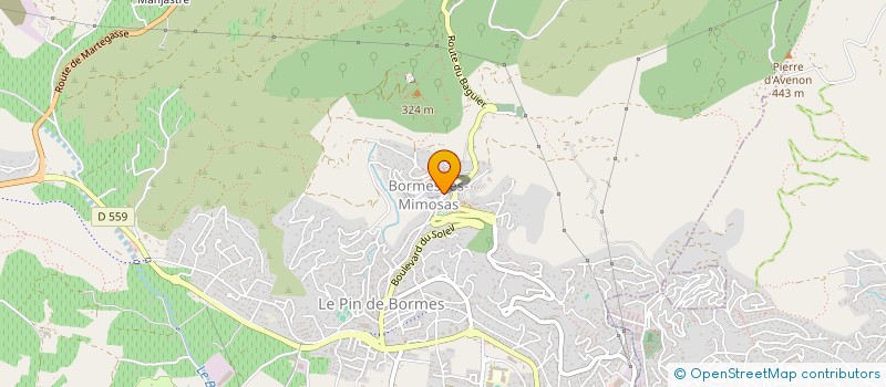 localisation de l'entreprise MONSIEUR JEAN KAUPT à BORMES-LES-MIMOSAS