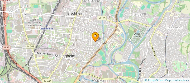 localisation de l'entreprise MONSIEUR JEAN KELLER  BISCHHEIM