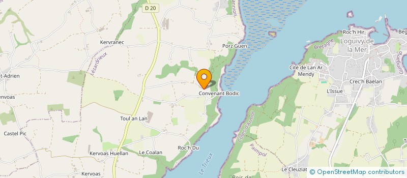 localisation de l'entreprise MONSIEUR JEAN KERAMBRUN  LEZARDRIEUX