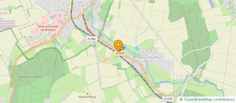 localisation de l'entreprise MONSIEUR JEAN KERN  BISCHHOLTZ