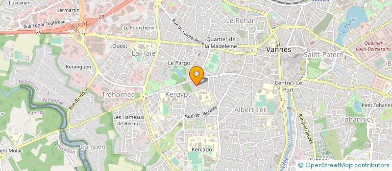 localisation de l'entreprise MONSIEUR JEAN KERYHUEL à VANNES