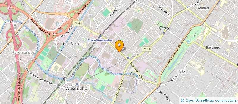 localisation de l'entreprise MONSIEUR JEAN KEUNEBROEK  CROIX