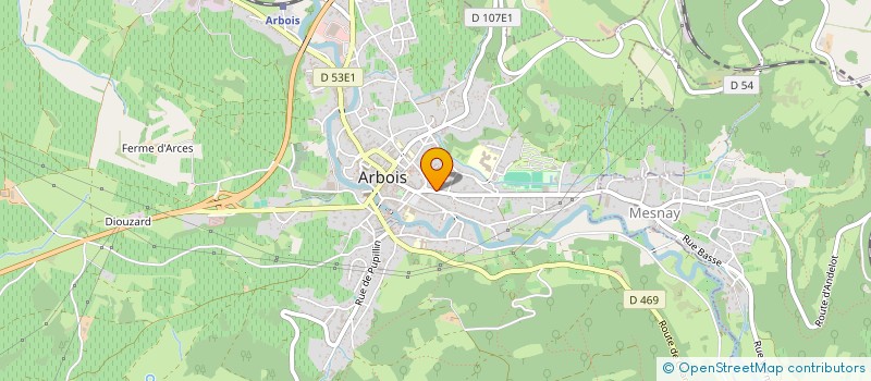 localisation de l'entreprise MONSIEUR JEAN KIEFFER  VILLETTE-LES-ARBOIS